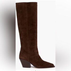 PAIGE Lillian Boot. Size US 8. Chocolate Brown suede. LIKE NEW. Retail:$528.